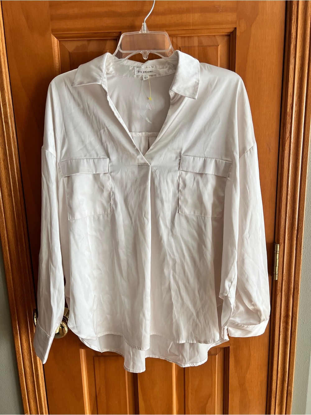 Off white blouse size large